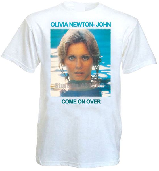 

спорт оливия ньютон-джон - come on over t-shirt white poster все размеры s ... 5xl