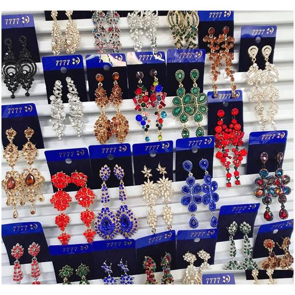 

bohemian retro european and american alloy diamond long earrings famous palace court wind exaggerated earrings wholesales jewelry mix zquuq, Silver