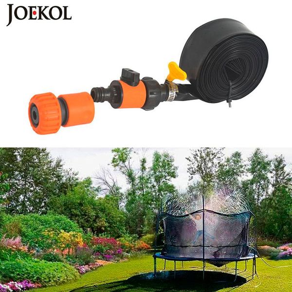 

watering equipments summer water sprinkler trampoline outdoor garden games toy sprayer backyard park accessories feet game