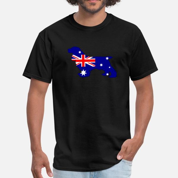 

australian flag - cocker spaniel t shirt fun digital printing sports tracksuit hoodie sweatshirt