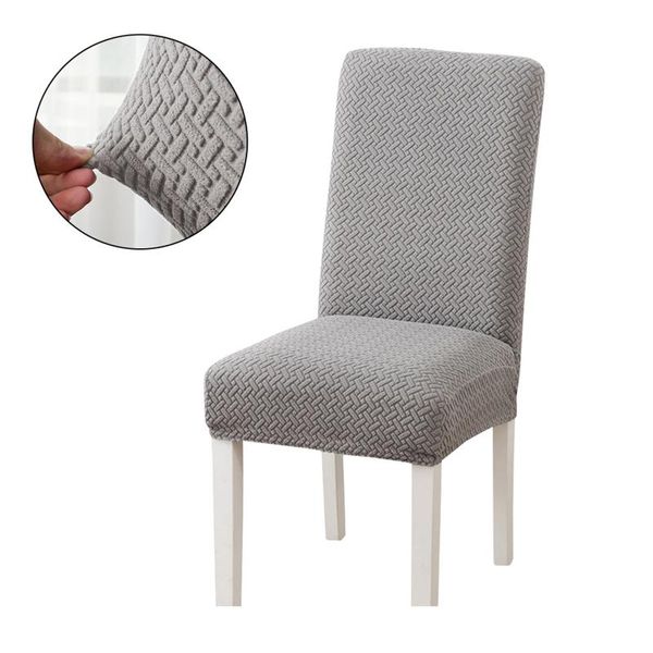 

chair covers modern el furniture protector home decor kitchen banquet fleece dustproof stretch dining cover accessories twill