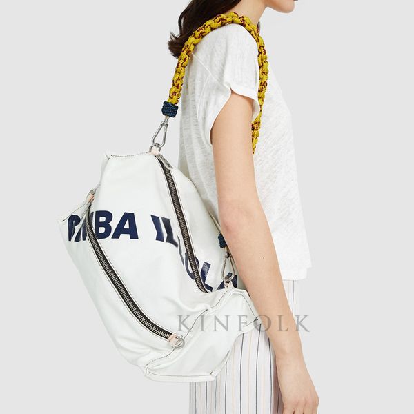 

small women's new single shoulder portable messenger large capacity spanish fitness travel bag