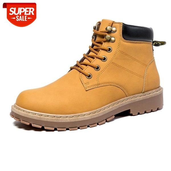 

new fashion lace up shoes high casual shoes mens snow boots men ankle boots men suede leather #3w7c