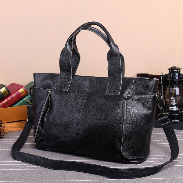 

real cow leather ladies bag fashion women genuine leather handbag brief shoulder bags large capacity messenger bags