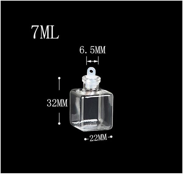 

mini glass bottles rubber plug small liquid bottles empty seal jars gifts eco-friendly food vials bottles 100pcs jlloye