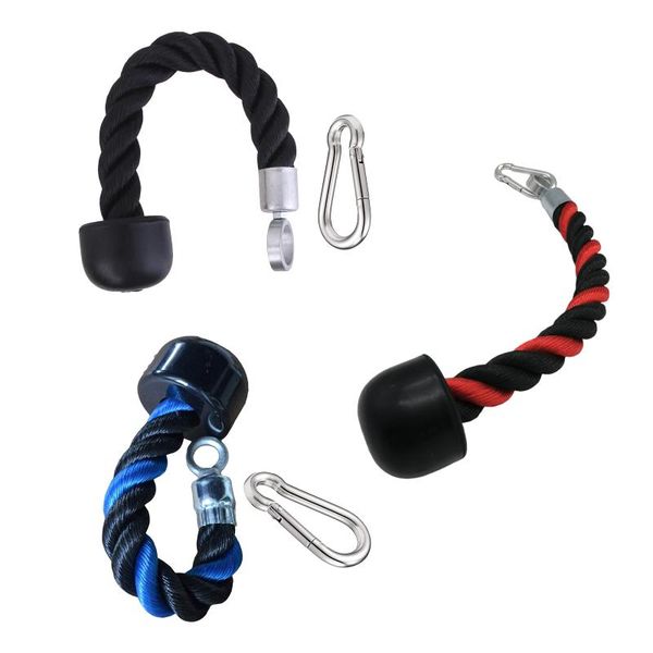 

38cm tricep single rope push pull down bodybuilding lat cable attachment grip