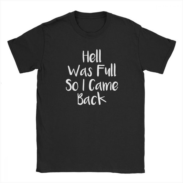 

sport midnite star men hell was full funny supernatural t shirts cotton vintage short sleeve crew neck tee shirt printed t-shirt