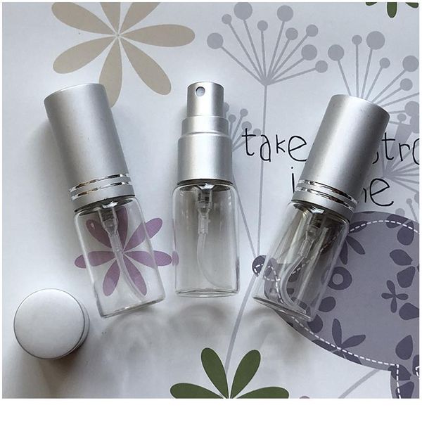 

jxcia 5ml (100 pieces) travel portable perfume spray bottle sample empty atomizer mini refillable cosmetic c jllzlp