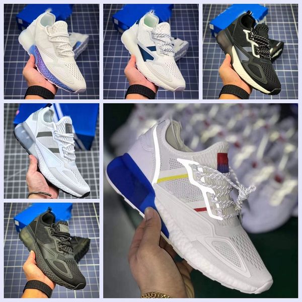 

new originals zx 2k run mesh ultra summer fashion running shoes women mens triple white black designer sneakers 36-45