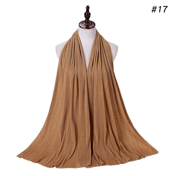 

1 pc jersey pleated wrinkle hijab scarf cotton plain elasticity shawls crinkle hijab long muslim head wrap scarves scarf jllqyy carshop2006, Blue;gray