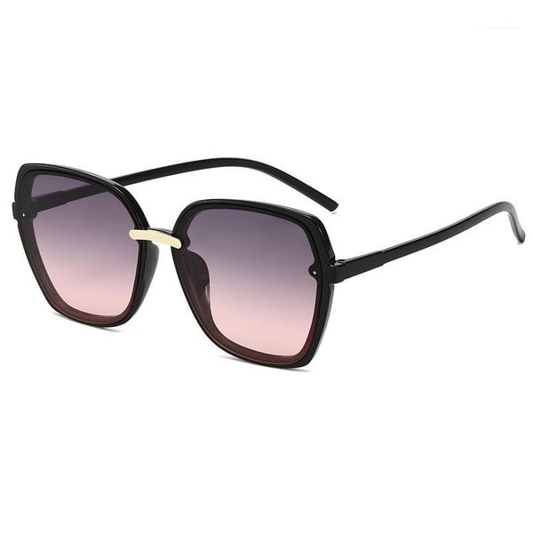 

vintage oversized square sunglasses women brand designer luxury retro black frame men sun glasses for women female uv400 shades1, White;black