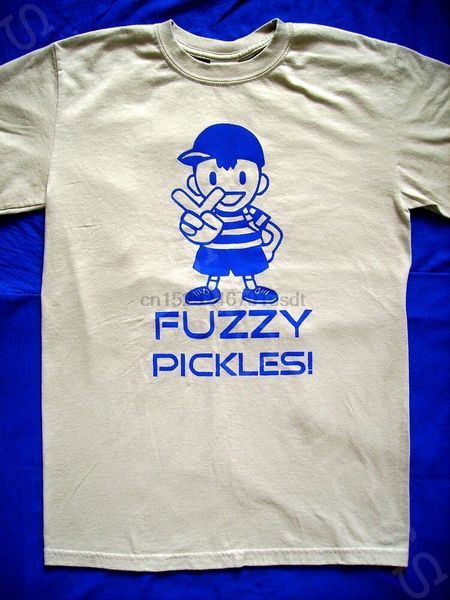 

earthbound fuzzy pickles t shirt (earth bound ness super smash bros melee brawl) sport hooded sweatshirt hoodie