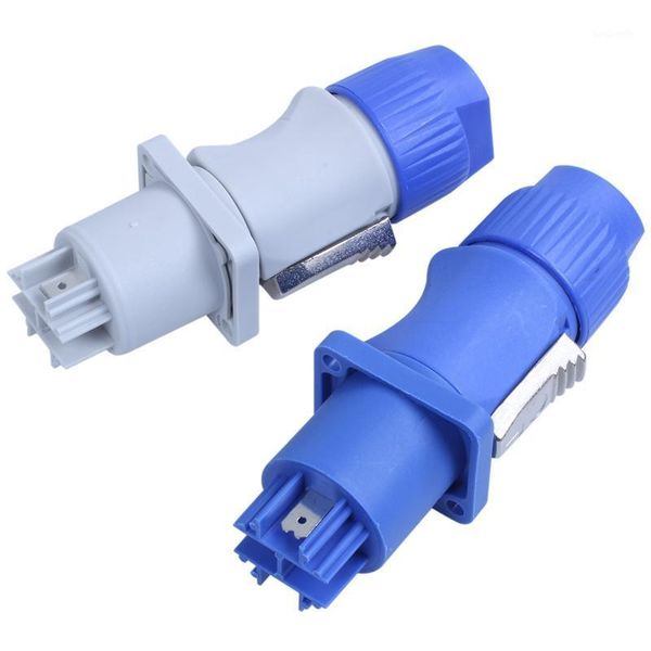 

10 set powercon type a nac3fca+nac3mpa-1 chassis plug panel adapter1