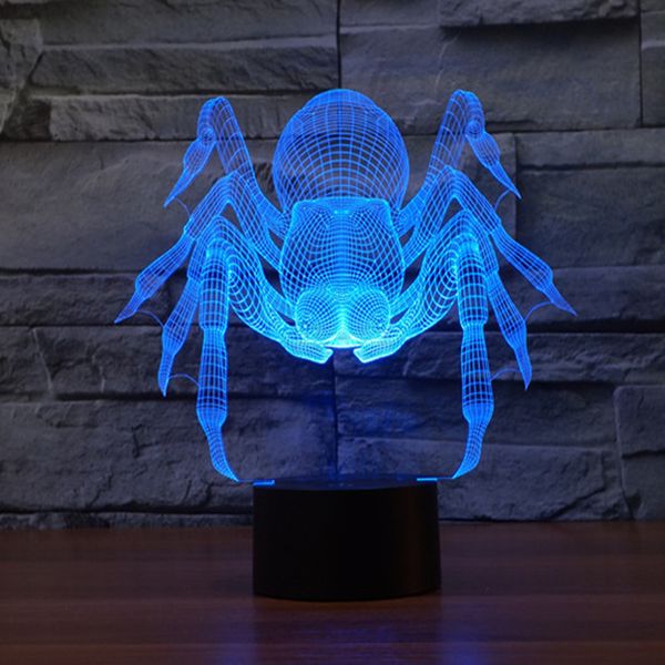 

2021 new spider led light .amazing 3d night 6x0i