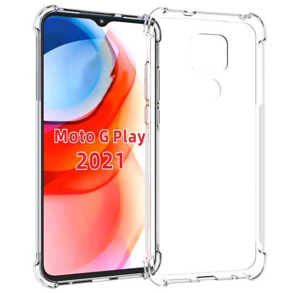 Transparente Handyhüllen für Motorola G Stylus 2021 Hülle Haut TPU Moto G Power Gel Weicher Schutz Moto G Play 2021 Silikonhülle