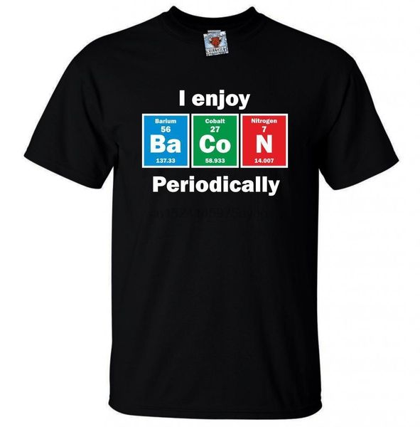 

i enjoy bacon periodically funny joke pig retro vegetarian round neck clothes men new hoodie designers t shirts sweatshirt