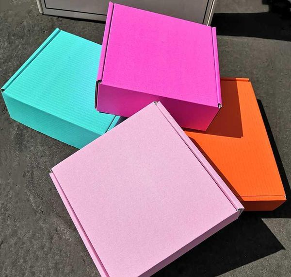 

custom shipping packaging mailer sticker corrugated wigs boxes with logo packaging clothing hair box 50pcs/lot box logo gift wmtai