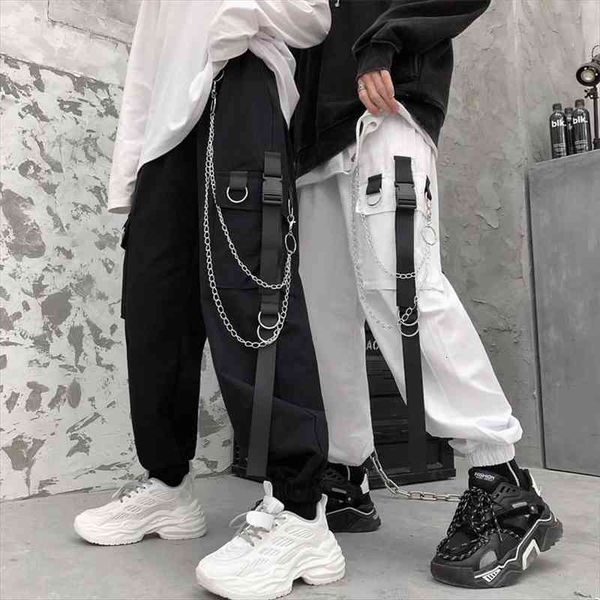 

womens pants harajuku hip hop streetwear trousers dropshipping sweatpants black women oversized korean style punk clothes, Black;white