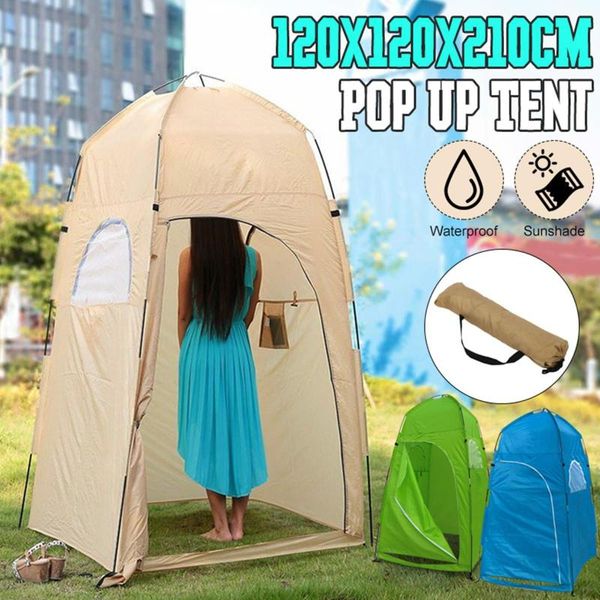 

single shower tent beach fishing outdoor camping toilet tent outside privacy changing room shelter with tote bag and accessories