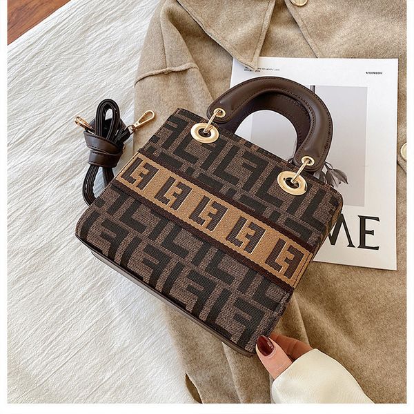 

autumn and winter leopard print small bag 2021 new women's bag messenger fashion portable diana