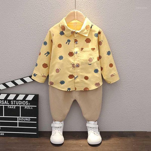 

children spring autumn cotton clothes baby boys jacket pants 2pcs/sets infant out kid fashion toddler casual clothing tracksuits1, White