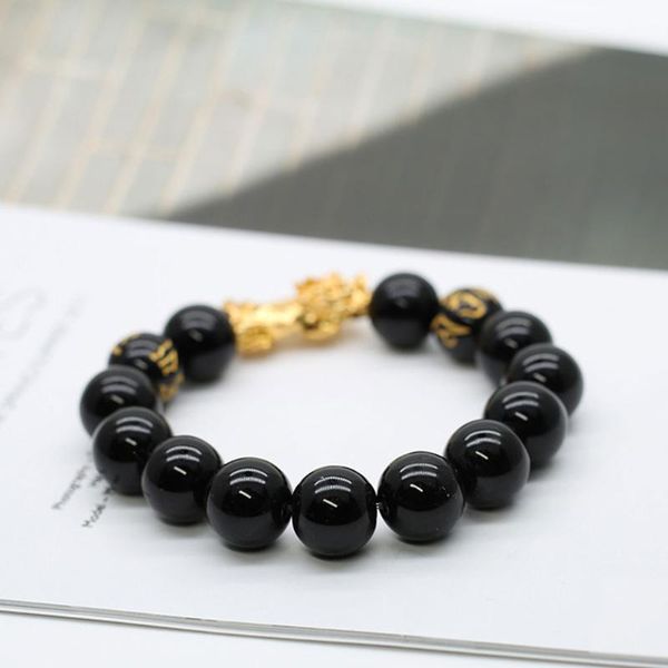 

bead bracelet women men black glass beads wristband girls boys traditional bangle wrist jewelries