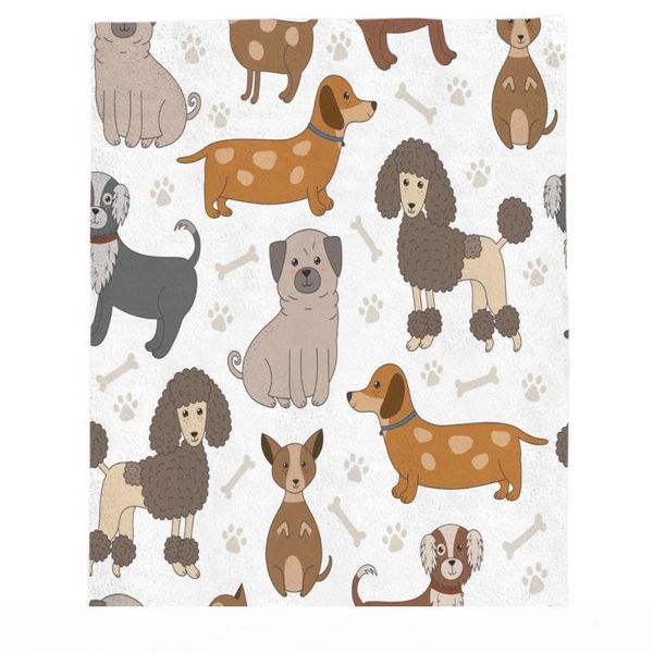 

cartoon animal dog alpaca throw blanket portable flannel blanket l sofa office plane travel blankets for beds