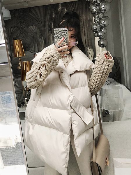 

women winter vest new fashion parka coat puffer sleeveless irregular padded jacket cotton coat bread vest thick coats waistcoat 1023, Black;white