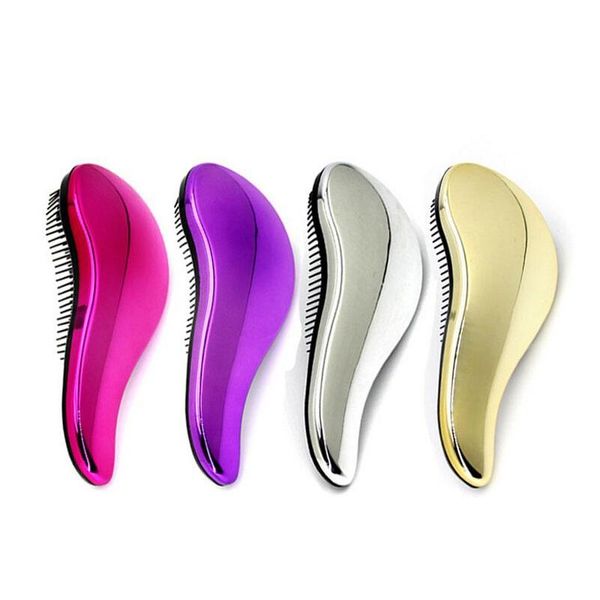 

shower brush combs detangling hair brush fashion brush for women 18.5*7*3.5cm hair with retail qylxmh bdehair, Silver