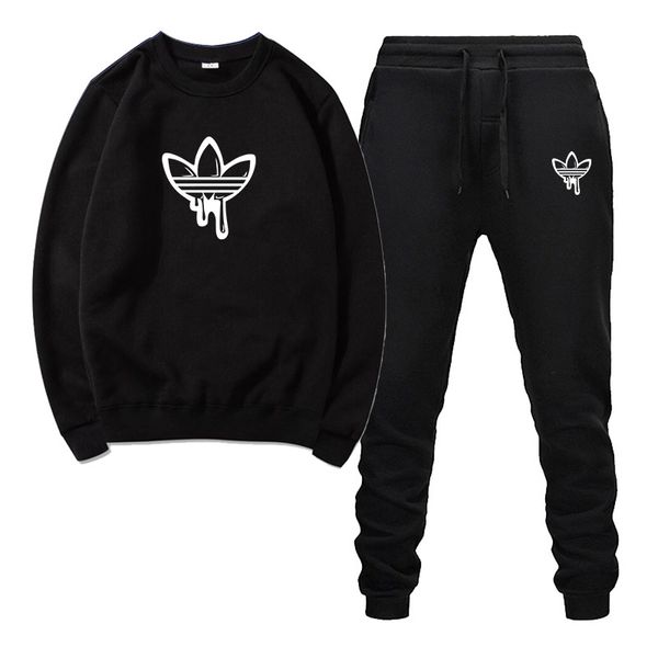 

2020 designer fitness tracksuit men's suit hooded track and field sportswear mens autumn winter sweates portswear mens sweatshirt sweat, Black