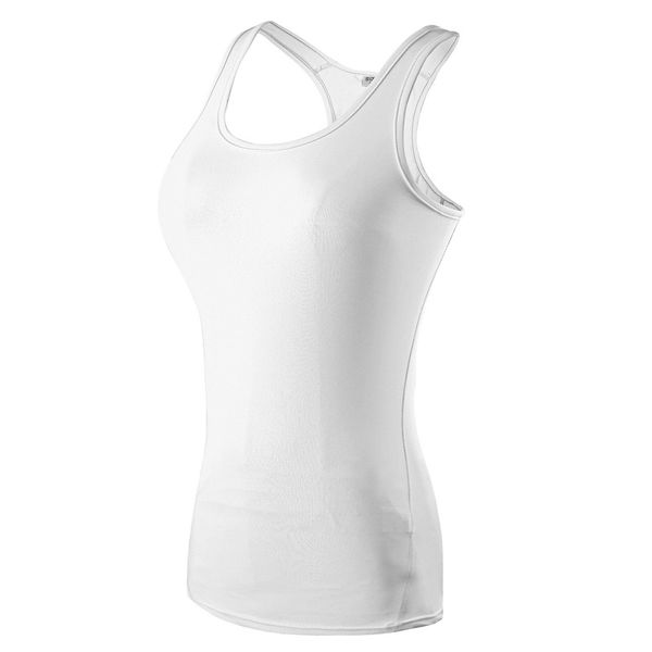 

sell yoga women gym sportswear vest fitness tight woman clothing sleeveless running shirt quick dry white yoga tank top