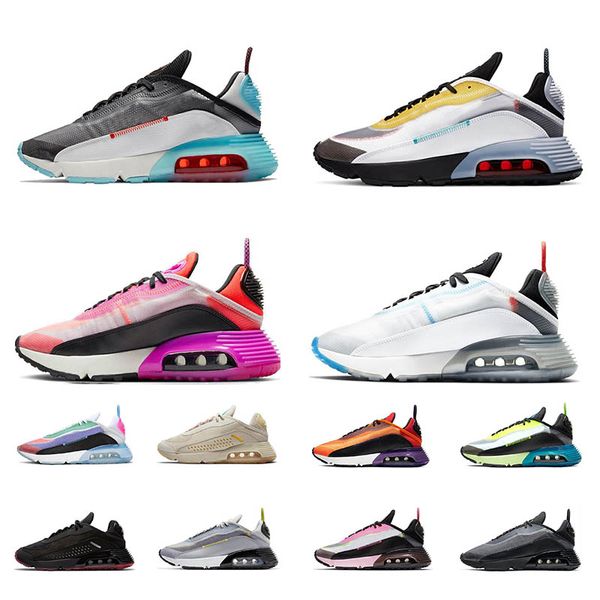 

2090 2090s running shoes grey yellow laser blue light blue lava glow magma orange navy oreo trainers chaussures sports sneakers size 36-45