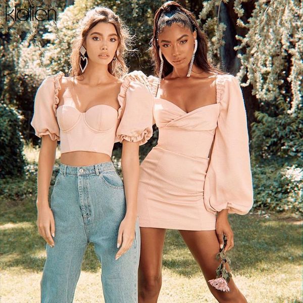 

elegant low cut bodycon mini dresses same pink short 2019 autumn fashion out of the street girlfriend costume, Black;gray