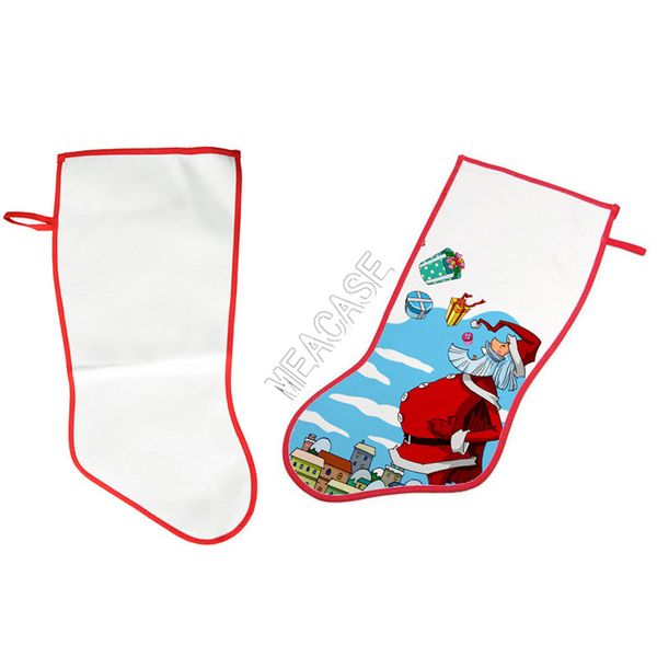 

christmas decoration for sublimation thermal transfer christmas stocking socks blank diy xmas supplies heat transfer material d102906