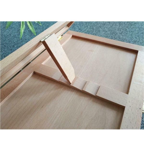 

art adjustable artist beech wooden tablesketch box easel 3- qylyjo mj_bag