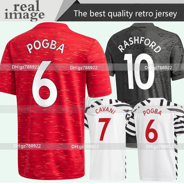 

2020 2021 pogba rashford mens soccer jerseys new waguire mata matic home away 3rd goalkeeper football shirts martial lingard uniforms, Black;yellow