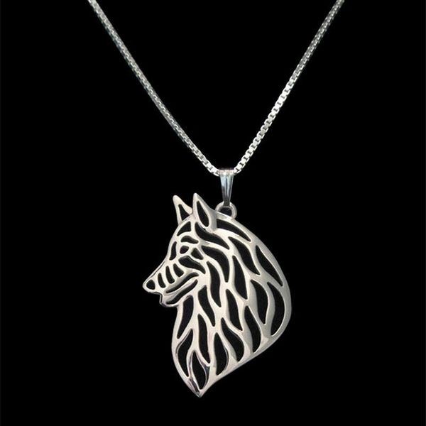 

pendant necklaces lovers' groenendael women's alloy belgian tervuren drop, Silver