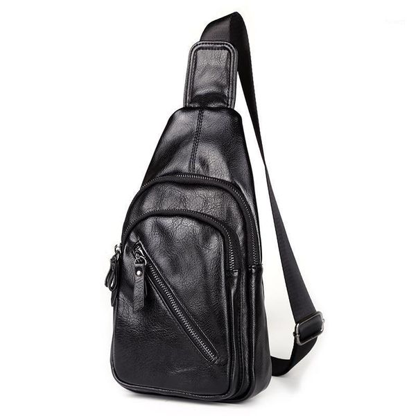 

classic fashion men chest bag fashion casual shoulder bag knapsack new style small bust1