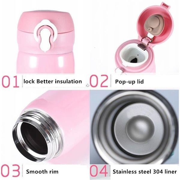 

термос чашки флягу bpa free travel бутылка молока insulated mug термические 500мл кофе 304 вакуумная сталь нержавеющая jllwle garden_light
