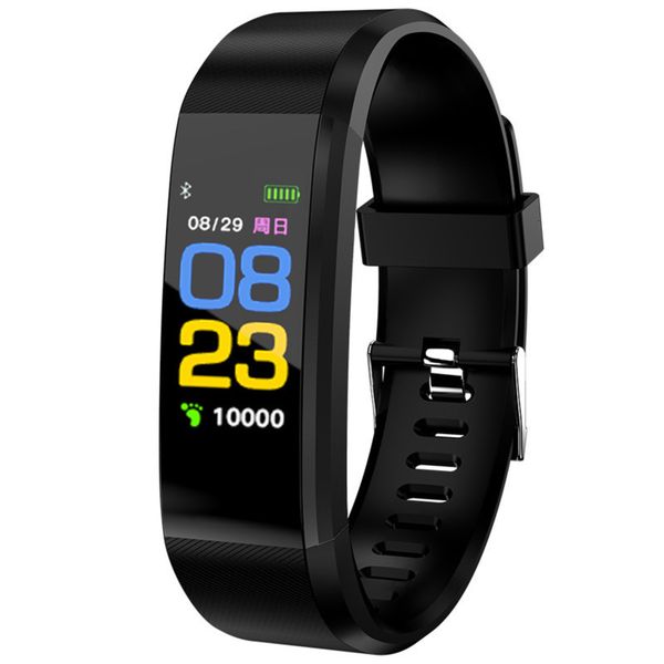 

115p smart bracelet bluetooth exercise heart rate meter step busins e-bracelet information reminder