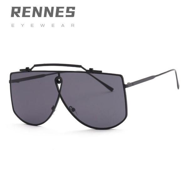 

2021 popular big frame double bridge colorful square metal sunglasses for men ce eyewear glasses, White;black