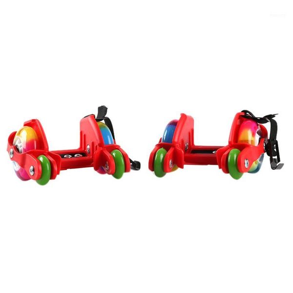 

inline & roller skates portable skateboarding four-wheeled shoes colorful1