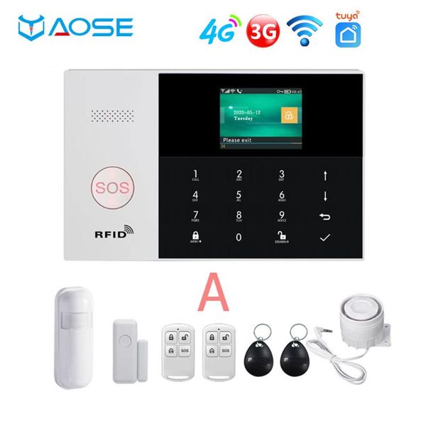 

yaose pg105 4g 3g туя сигнализация pir беспроводная сирена главная охранной сигнализации безопасности smart home kit smartlife app remote co