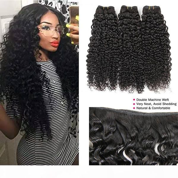 

9a brazilian kinky curly hair 3 bundles lot brazilian kinky curly human hair extension brazilian virgin hair weaves, Black