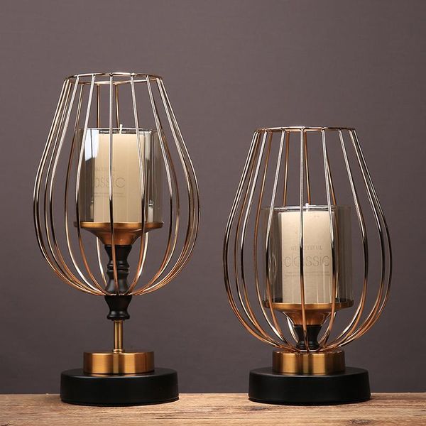 

candle holders big modern metal holder table cups gold outdoor geometric vintage lantern garden decoracion hogar home decor by50zt