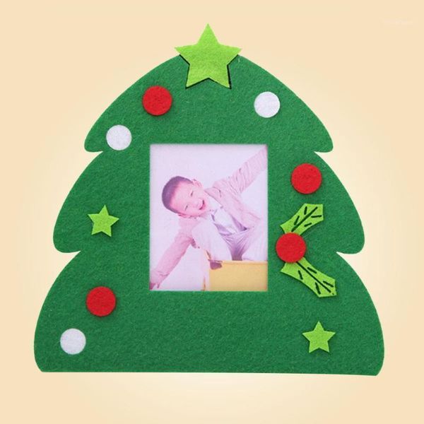 

fashion latex christmas p frame tree ornaments living room table decorations1