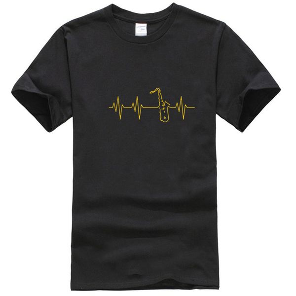 

heartbeat of saxophone t shirt funny birthday gift for male short sleeve summer casual t shirt dropshipping sport hooded sweatshirt hoodie