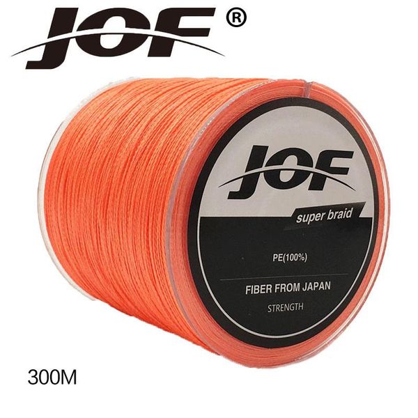 

jof 4 пряди 300 пе multifilament плетеные лески сверхпрочная лески веревка карп рыбалка веревка cord 8lb - 100lb wmtvbi hwjh