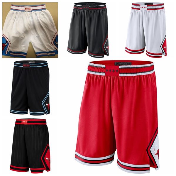 

chicago bulls men 2019/20 chi icon edition swingman jersey basketball shorts, Black;red