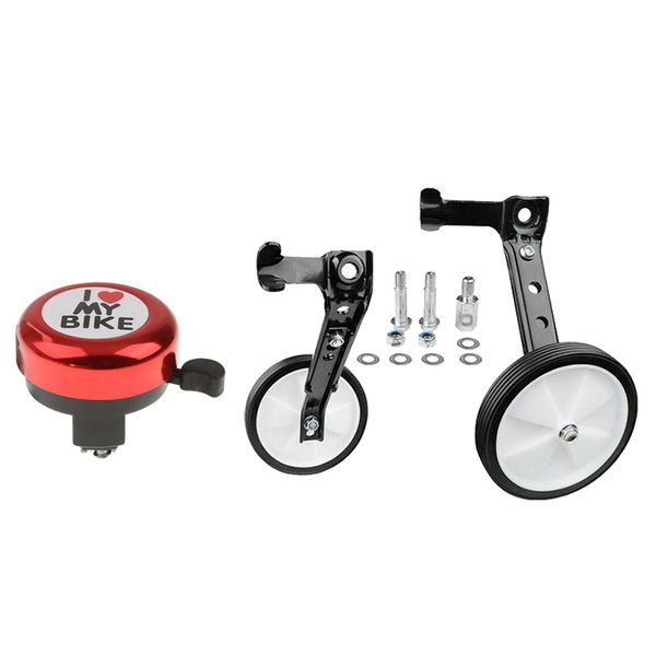 child bike training wheel stabiliser fits 16\"~24\" bicycle & handlebar